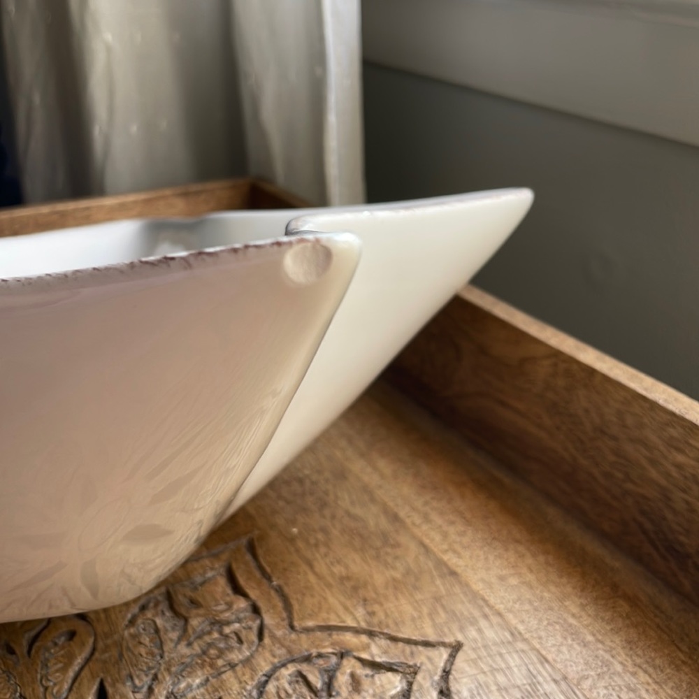 POTTERY BARN Set of 2 Rustic Star 🌟 Shaped Serving Dishes - Picture 12 of 15